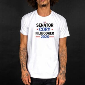 Senator Cory Booker Filibuster 2025 T-Shirt