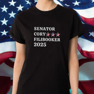 Senator Cory Booker Filibuster 2025 T-Shirt