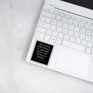 Senator Cory Booker, The power of the people is greater than the people in power Sticker