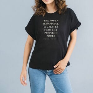 Senator Cory Booker, The power of the people is greater than the people in power tee