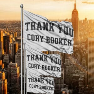 Thank You Cory Booker Flag
